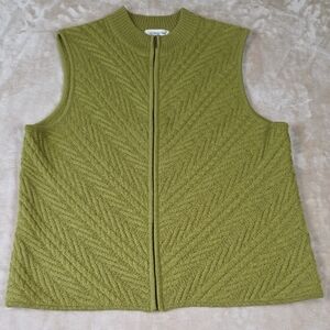 Coldwater Creek Olive Green Vest